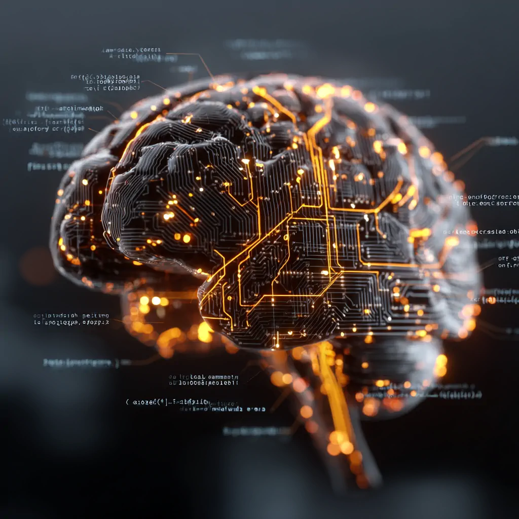 Inteligencia artificial analizando una página web moderna