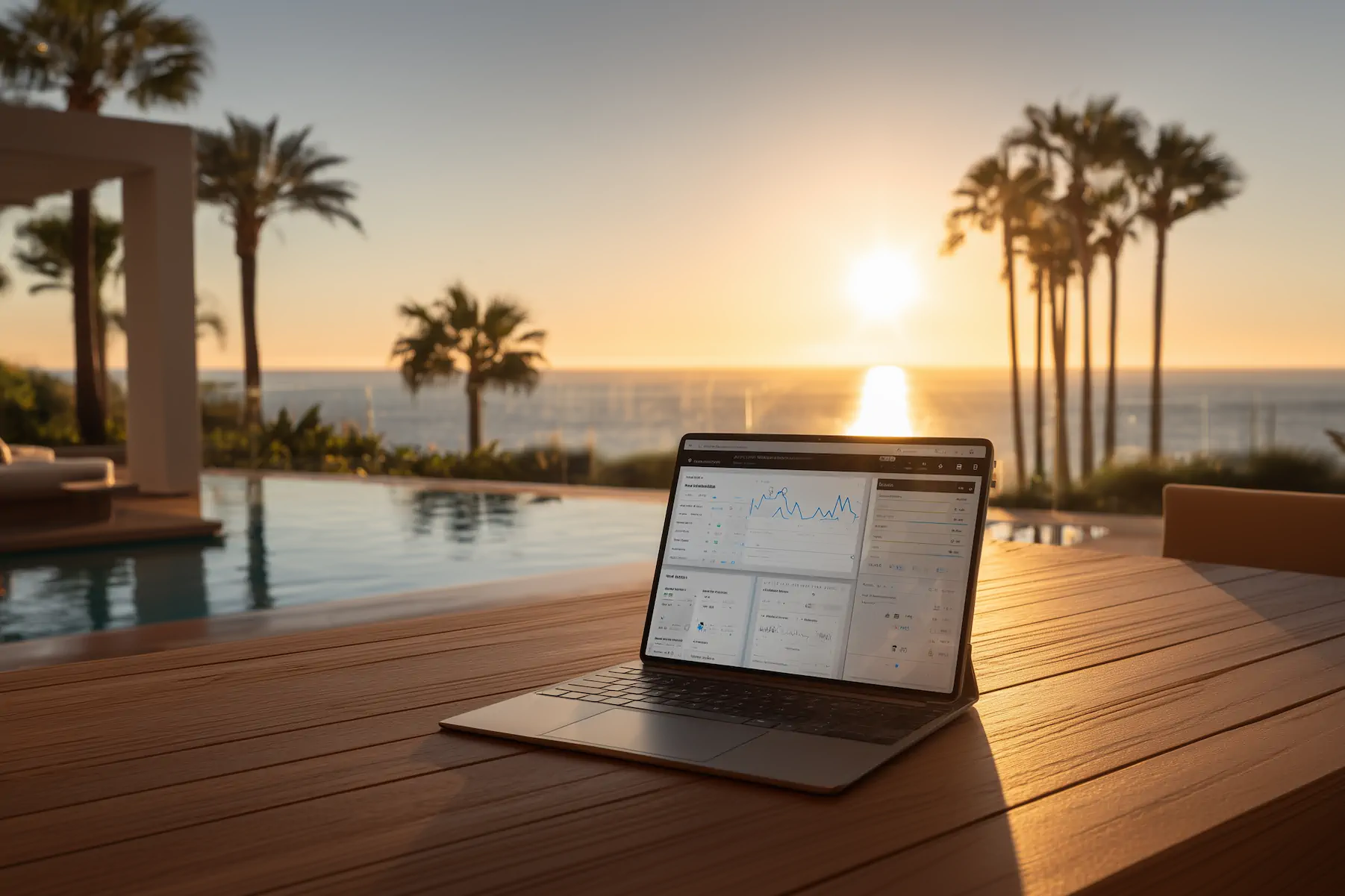 Dashboard de reservas en Tenerife